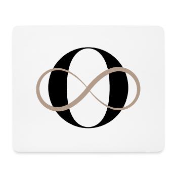 Infinite Letter O - Mouse Pad (horizontal) - white - Front