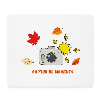 Der Herbst ist da - Mousepad (Querformat) - Weiß - Vorne