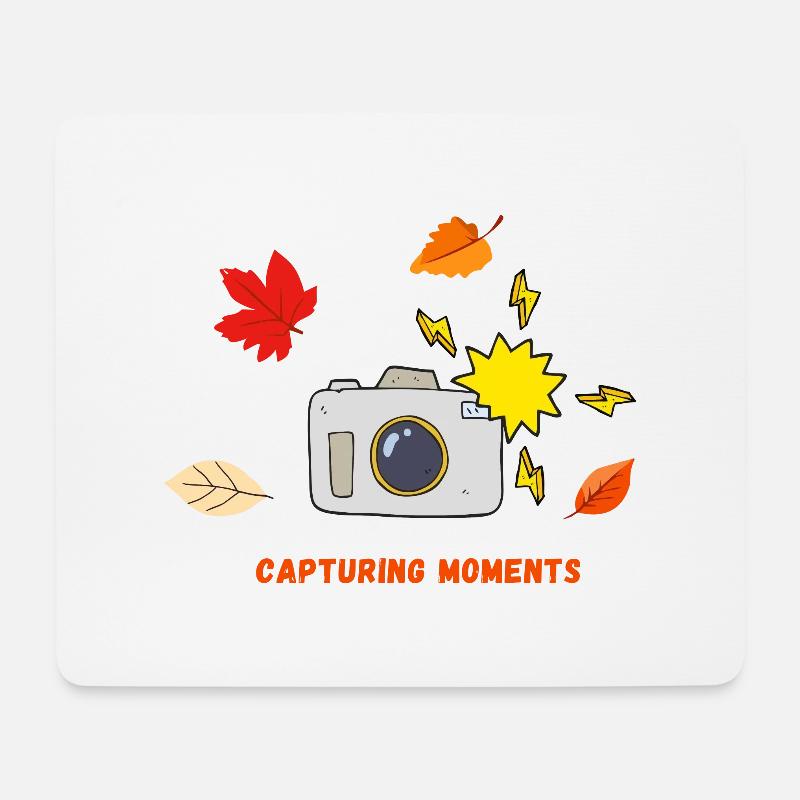 Der Herbst ist da - Mousepad (Querformat) - Weiß