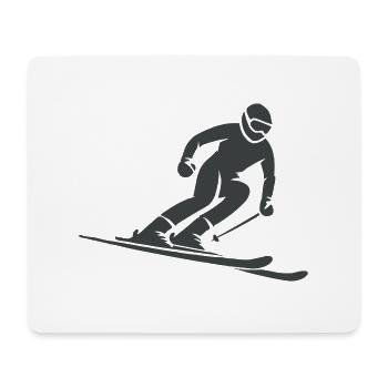 Skiers - Mouse Pad (horizontal) - white - Front