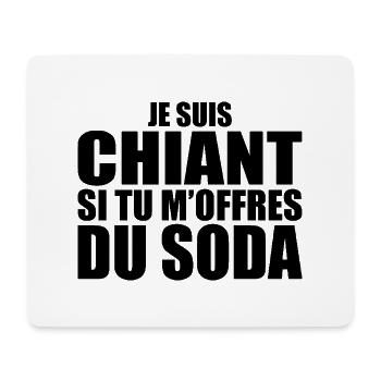 Mann, der liebt: Limonade. Lustiger Design-Humor - Mousepad (Querformat) - Weiß - Vorne