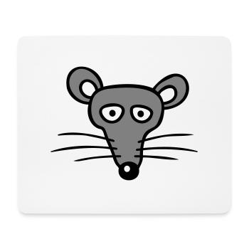 Mouse Mouse Cute Little Rat Rodent Friendly - Mouse Pad (horizontal) - white - Front