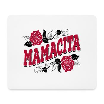 Mamacita Drôle Fête des Mères Espagnole Mama Latina - Tapis de souris (format paysage) - blanc - Devant