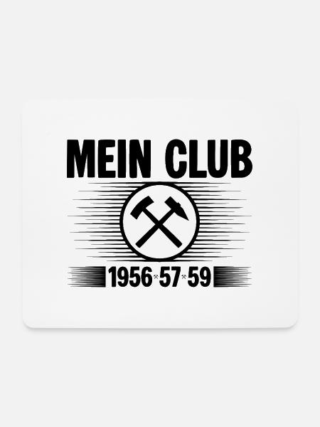 Erzgebirge Club - Mousepad (Querformat) - Weiß