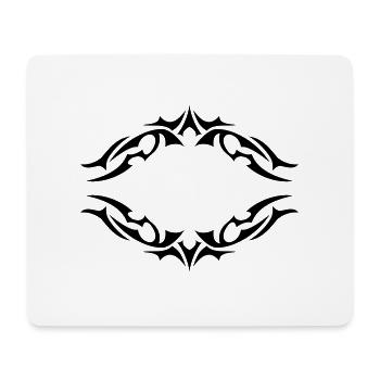 Tribal A Selbertexter - Tapis de souris (format paysage) - blanc - Devant