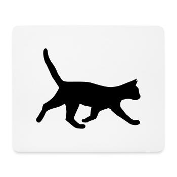 KATZE - Mousepad (Querformat) - Weiß - Vorne