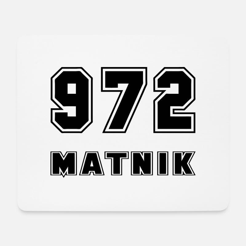 972-matnik - Mousepad (Querformat) - Weiß