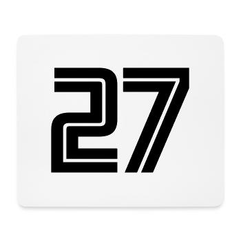 27 - Mouse Pad (horizontal) - white - Front