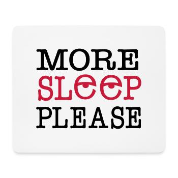 sleep - Mouse Pad (horizontal) - white - Front