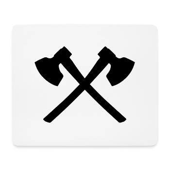 Ax - Tapis de souris (format paysage) - blanc - Devant