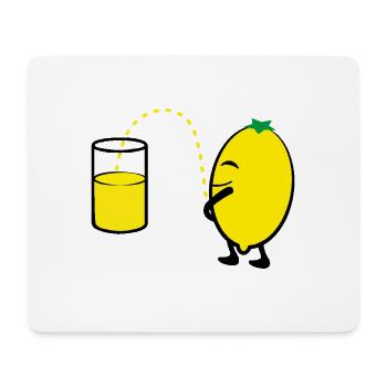 Limonade - Mousepad (Querformat) - Weiß - Vorne