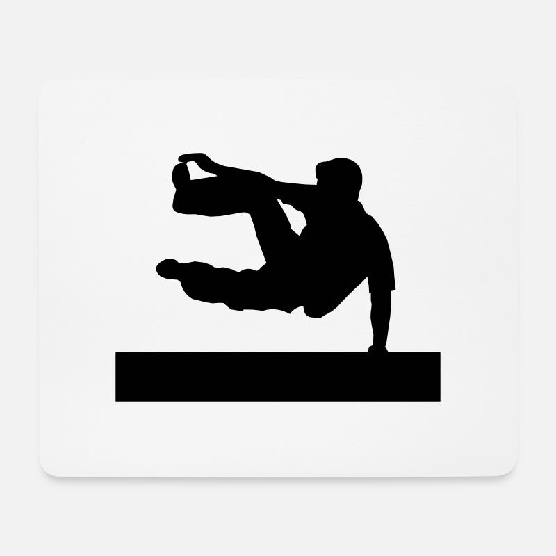 Le Parkour - Mousepad (Querformat) - Weiß
