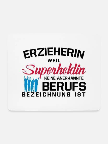 Erzieherin - Mousepad (Querformat) - Weiß