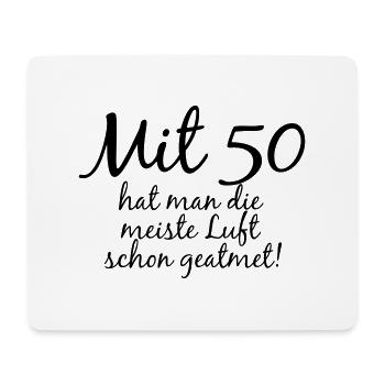 mit_50 - Mouse Pad (horizontal) - white - Front