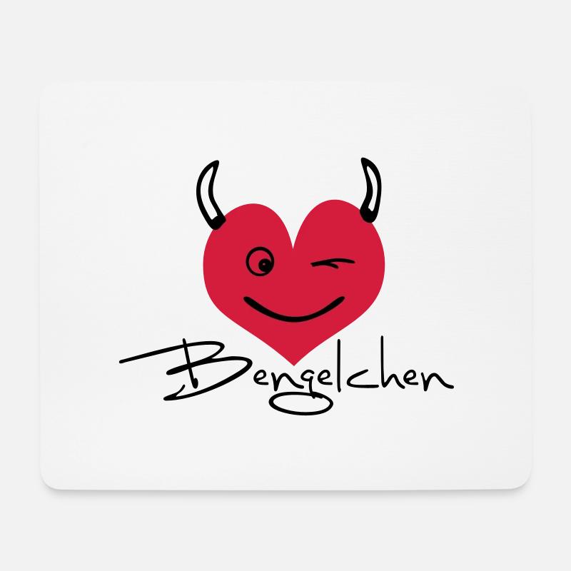 bengelchen - Mousepad (Querformat) - Weiß