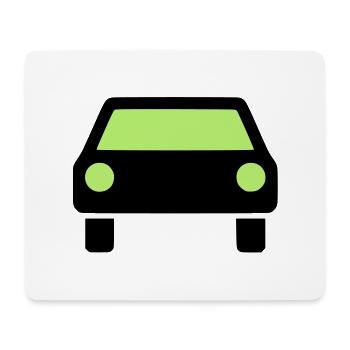 Car icon - Mouse Pad (horizontal) - white - Front