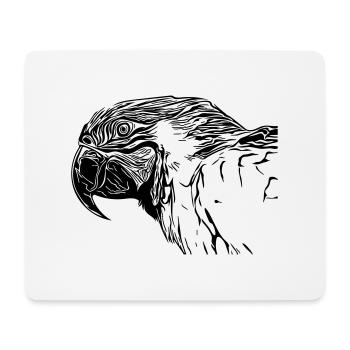 parrot - Mouse Pad (horizontal) - white - Front