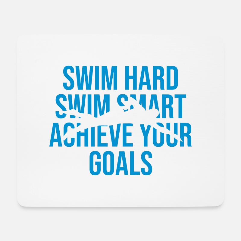 swimmer - Mouse Pad (horizontal) - white