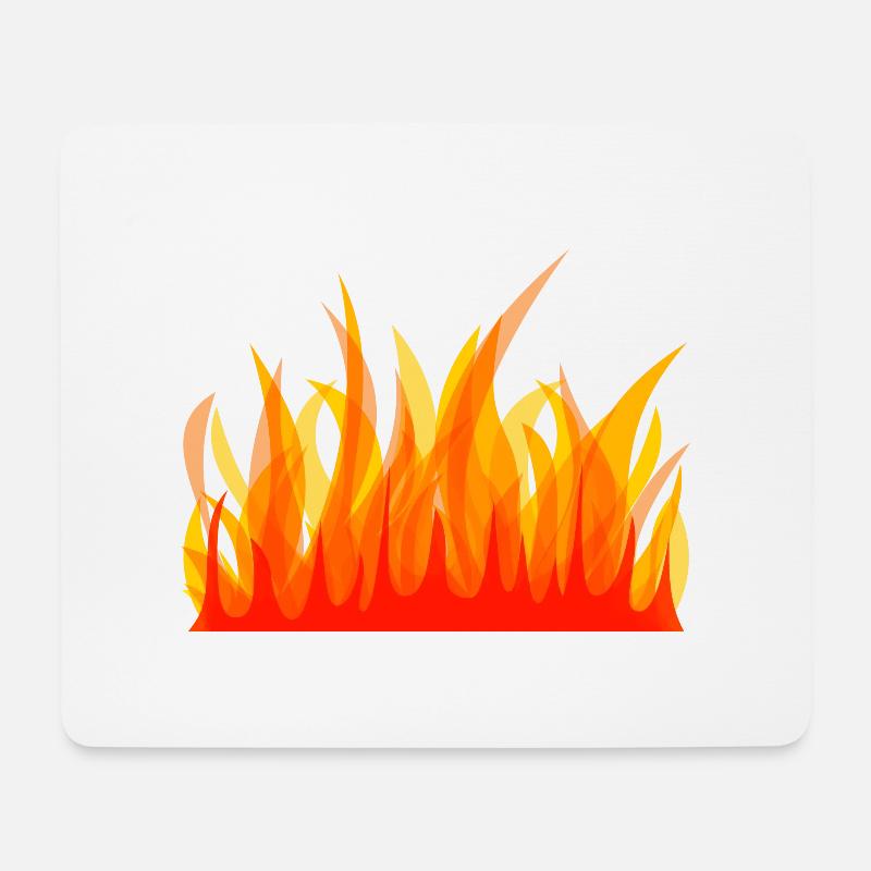 Fire department 1 - Tapis de souris (format paysage) - blanc