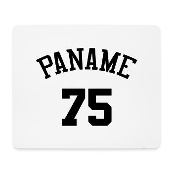 PARIS 75 - Mouse Pad (horizontal) - white - Front