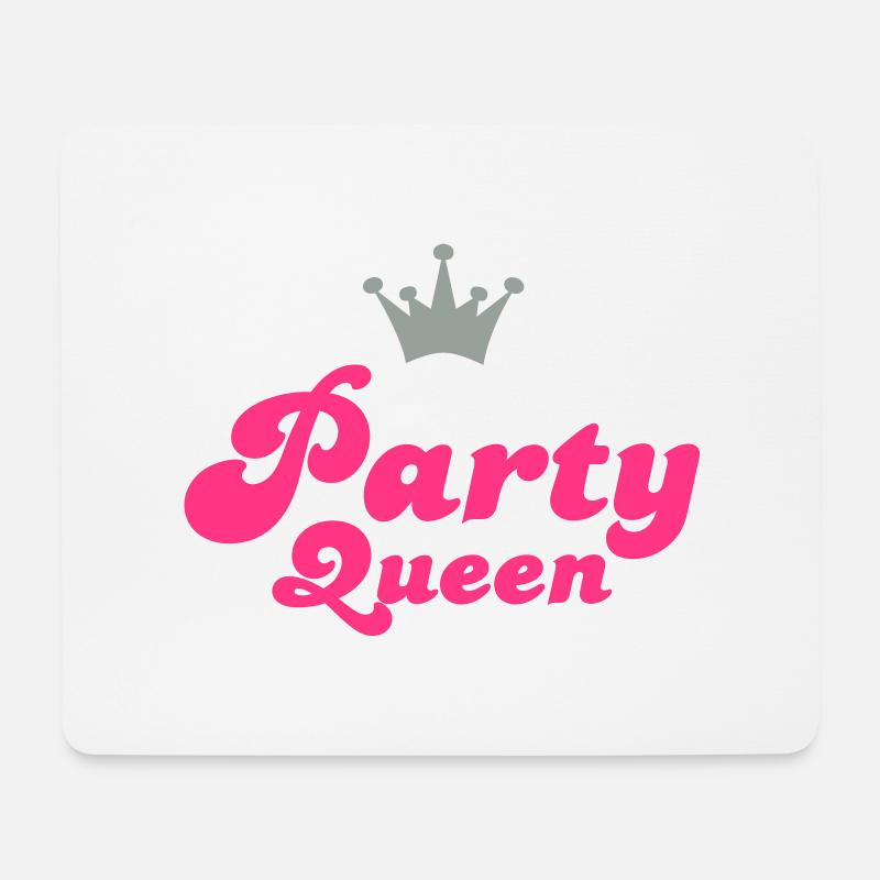 party - Mousepad (Querformat) - Weiß