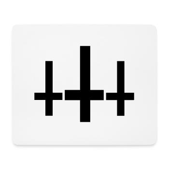 Kreuz - Mousepad (Querformat) - Weiß - Vorne