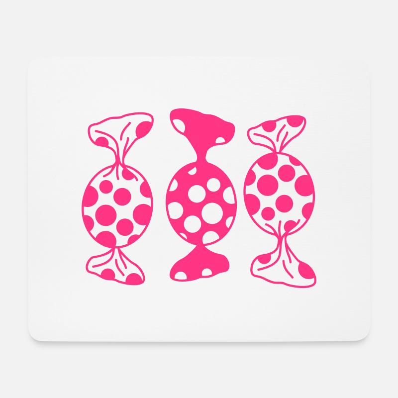 Bonbons - Mousepad (Querformat) - Weiß