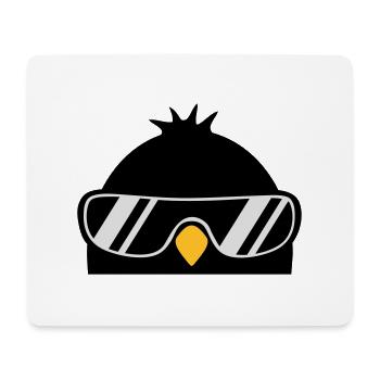 Cool Penguin Bird - Mousepad (Querformat) - Weiß - Vorne