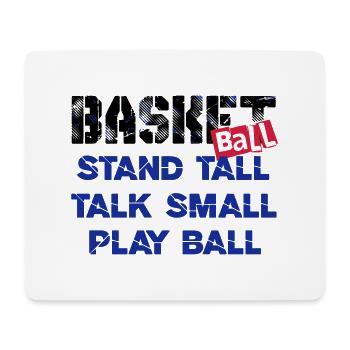 basketball 05 - Mouse Pad (horizontal) - white - Front