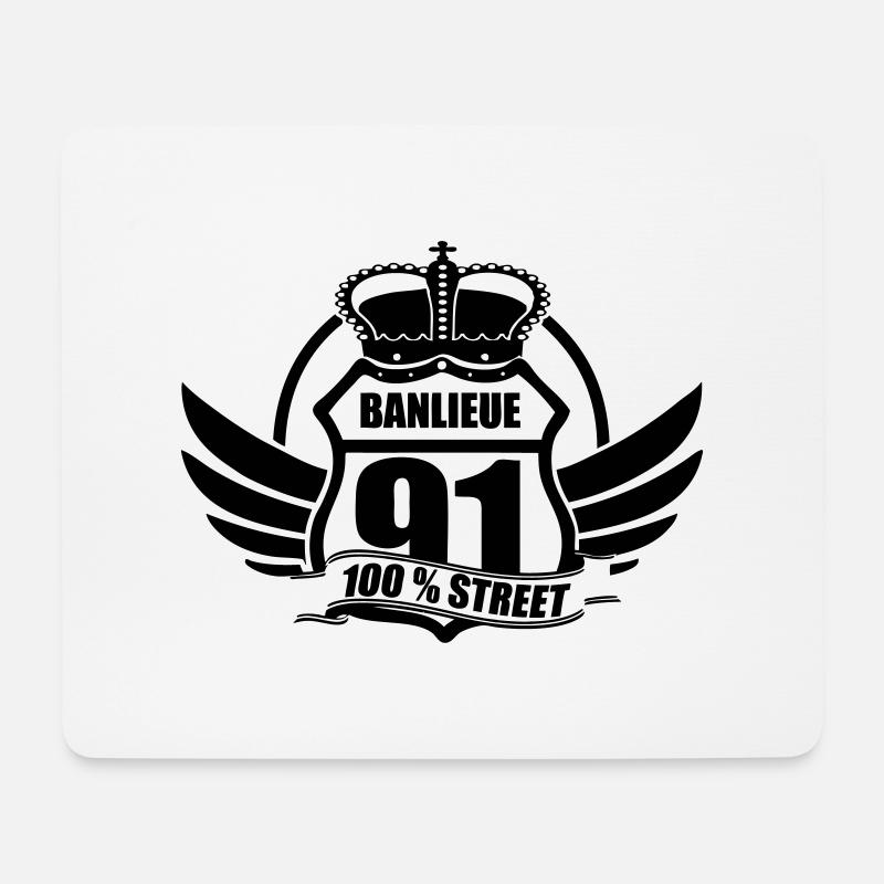 COMMUTER 91 - Mouse Pad (horizontal) - white