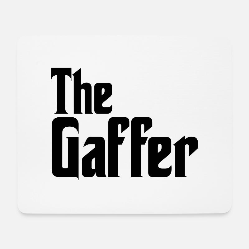 the gaffer - Mouse Pad (horizontal) - white