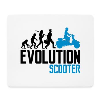 moteur évolution scooter électrique clipart elek - Tapis de souris (format paysage) - blanc - Devant