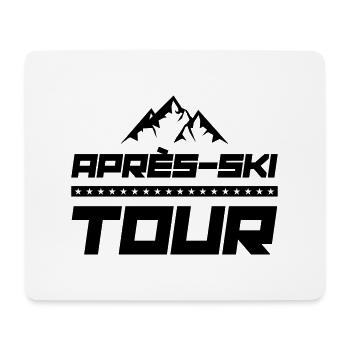 apres ski tour - Mousepad (Querformat) - Weiß - Vorne