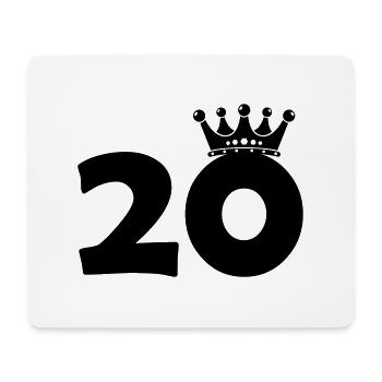 20 krone - Mousepad (Querformat) - Weiß - Vorne