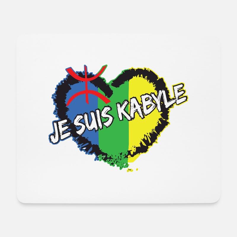 ICH BIN KABYLE - Mousepad (Querformat) - Weiß
