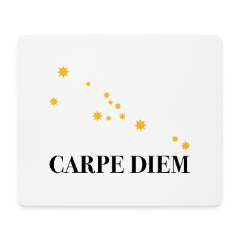 Carpe Diem utilise l’horoscope de la constellation du Jour Taureau - Tapis de souris (format paysage) - blanc - Devant