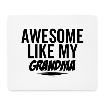 Großartig wie meine Oma - Mousepad (Querformat) - Weiß - Vorne