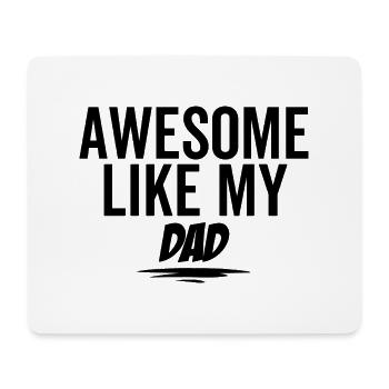Großartig wie mein Vater - Mousepad (Querformat) - Weiß - Vorne