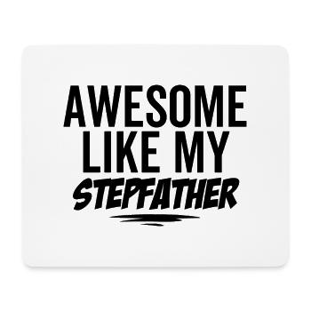 Großartig wie mein Stiefvater - Mousepad (Querformat) - Weiß - Vorne