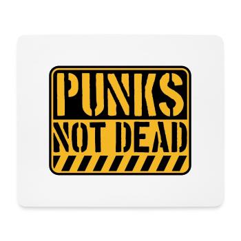 punks not dead Zitat - Mousepad (Querformat) - Weiß - Vorne
