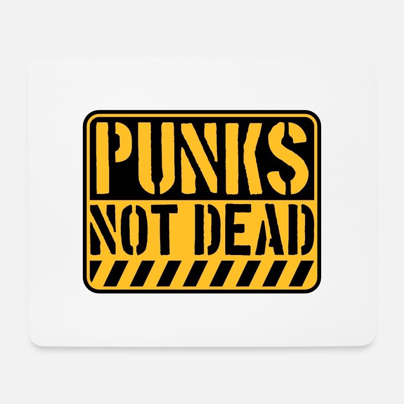 punks not dead quote - Mouse Pad (horizontal) - white