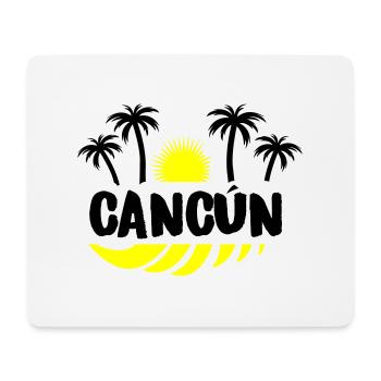 Cancun - Tapis de souris (format paysage) - blanc - Devant