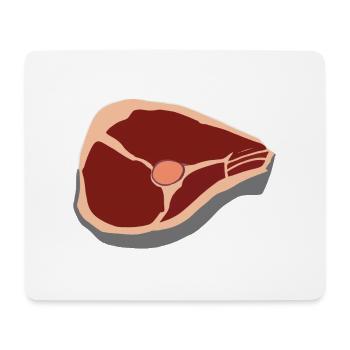Steak Meat Beef Food and Grilling T-Bone - Mouse Pad (horizontal) - white - Front