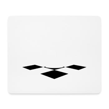 Schach - Mousepad (Querformat) - Weiß - Vorne
