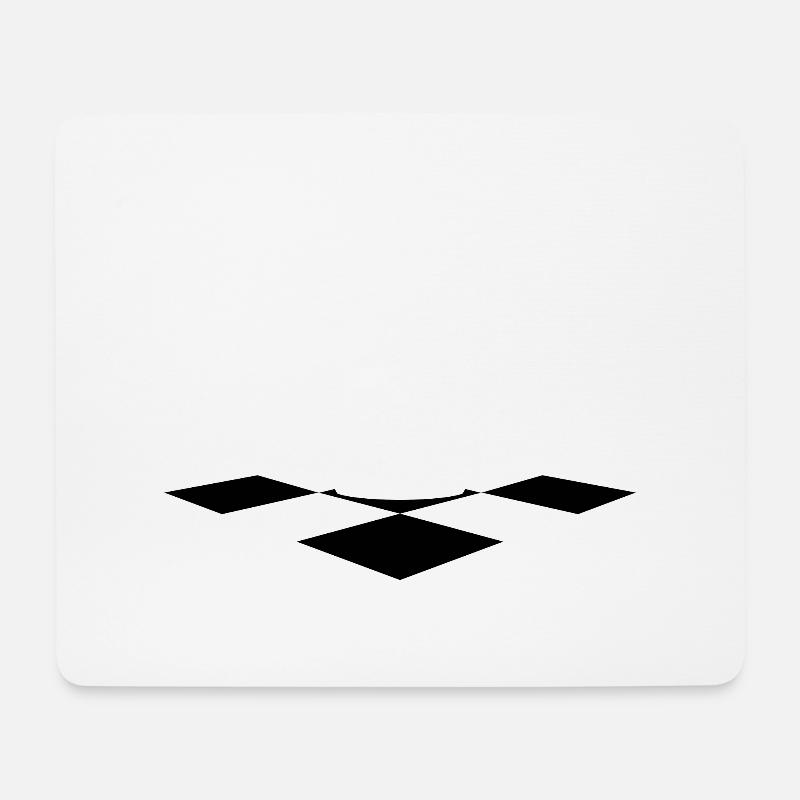 Échecs - Tapis de souris (format paysage) - blanc
