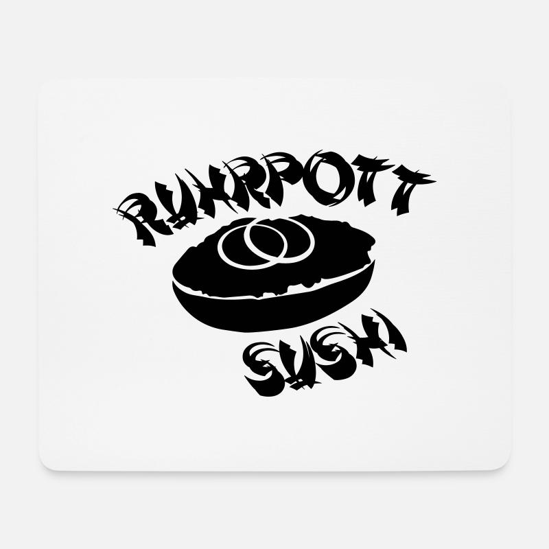 Ruhrpott Sushi - Mousepad (Querformat) - Weiß