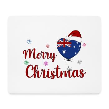 Joyeux Noël Australie - Tapis de souris (format paysage) - blanc - Devant