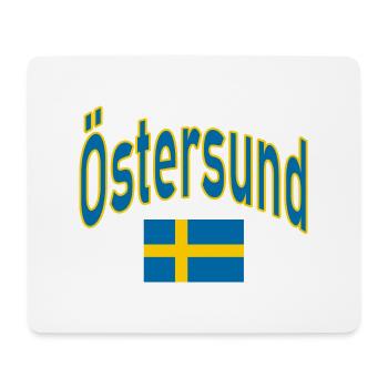 Östersund schweden flagge - Mousepad (Querformat) - Weiß - Vorne