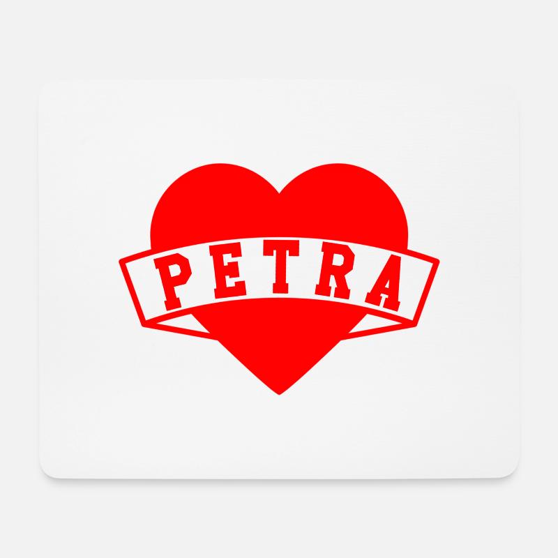 Petra Herzen - Mouse Pad (horizontal) - white