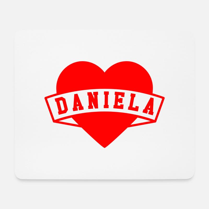Daniela Herzen - Mousepad (Querformat) - Weiß